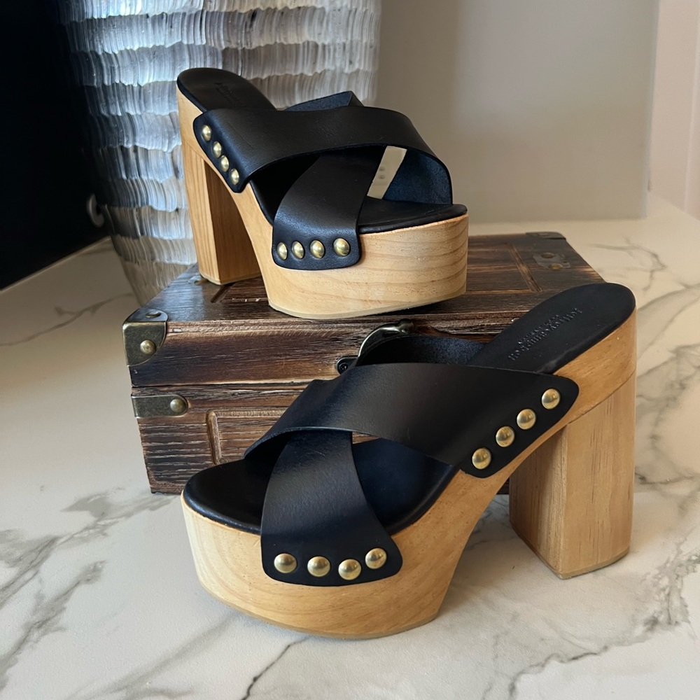 Jeffrey Campbell Eulalia Platform Mule, Black